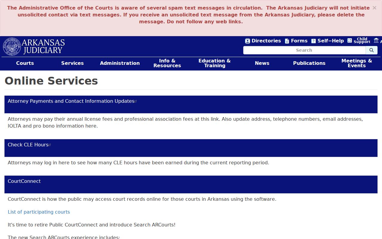 St. Francis County civil docket Arkansas online services directory