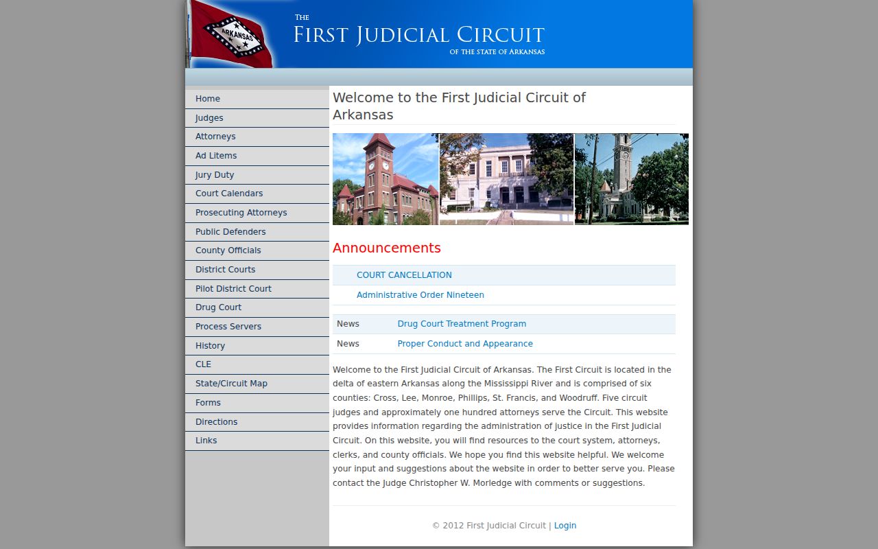St. Francis County court docket First Judicial Circuit