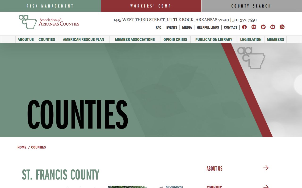 St. Francis County court docket office directory